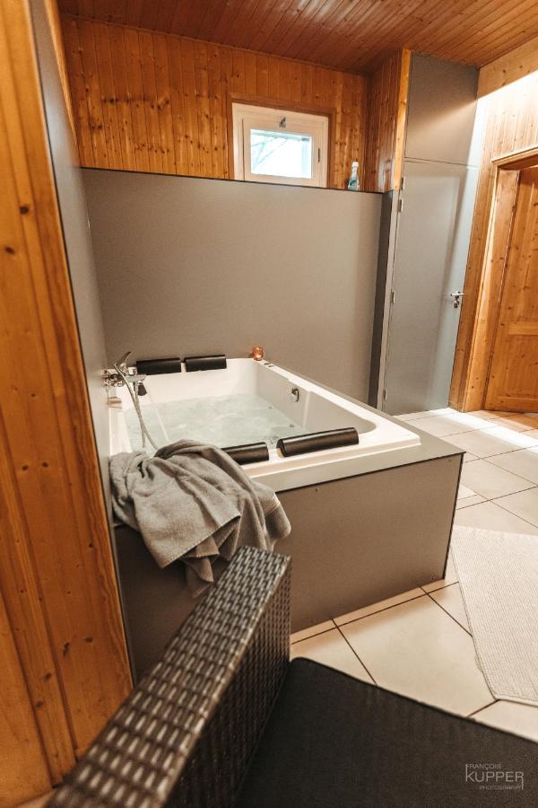 הוילה Le Loup Gris - 35 Pers - Vue-Wellness, Butgenbach-Malmedy מראה חיצוני תמונה