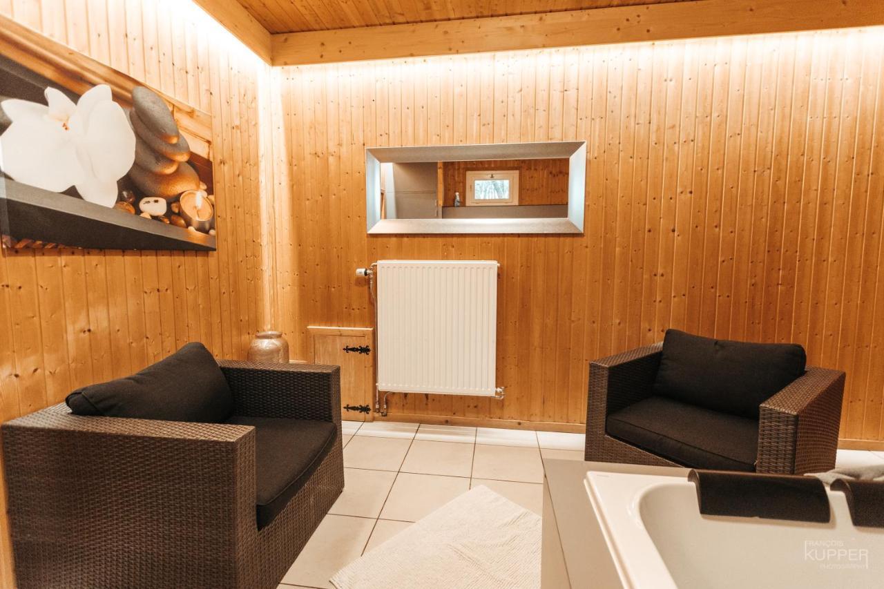 הוילה Le Loup Gris - 35 Pers - Vue-Wellness, Butgenbach-Malmedy מראה חיצוני תמונה
